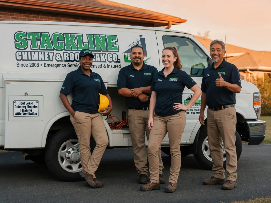 Chimney flashing repair company in Justice, IL